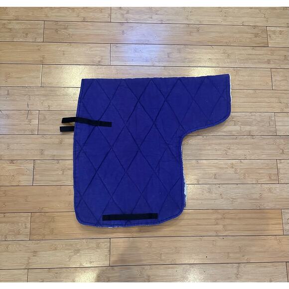 NWOT Solid Purple English Saddle Pad - Picture 3 of 4